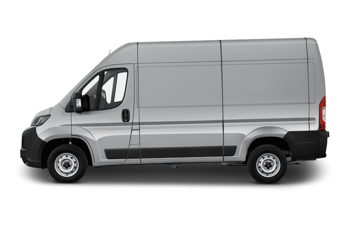Seitenansicht eines Citroen Jumper Kastenwagen