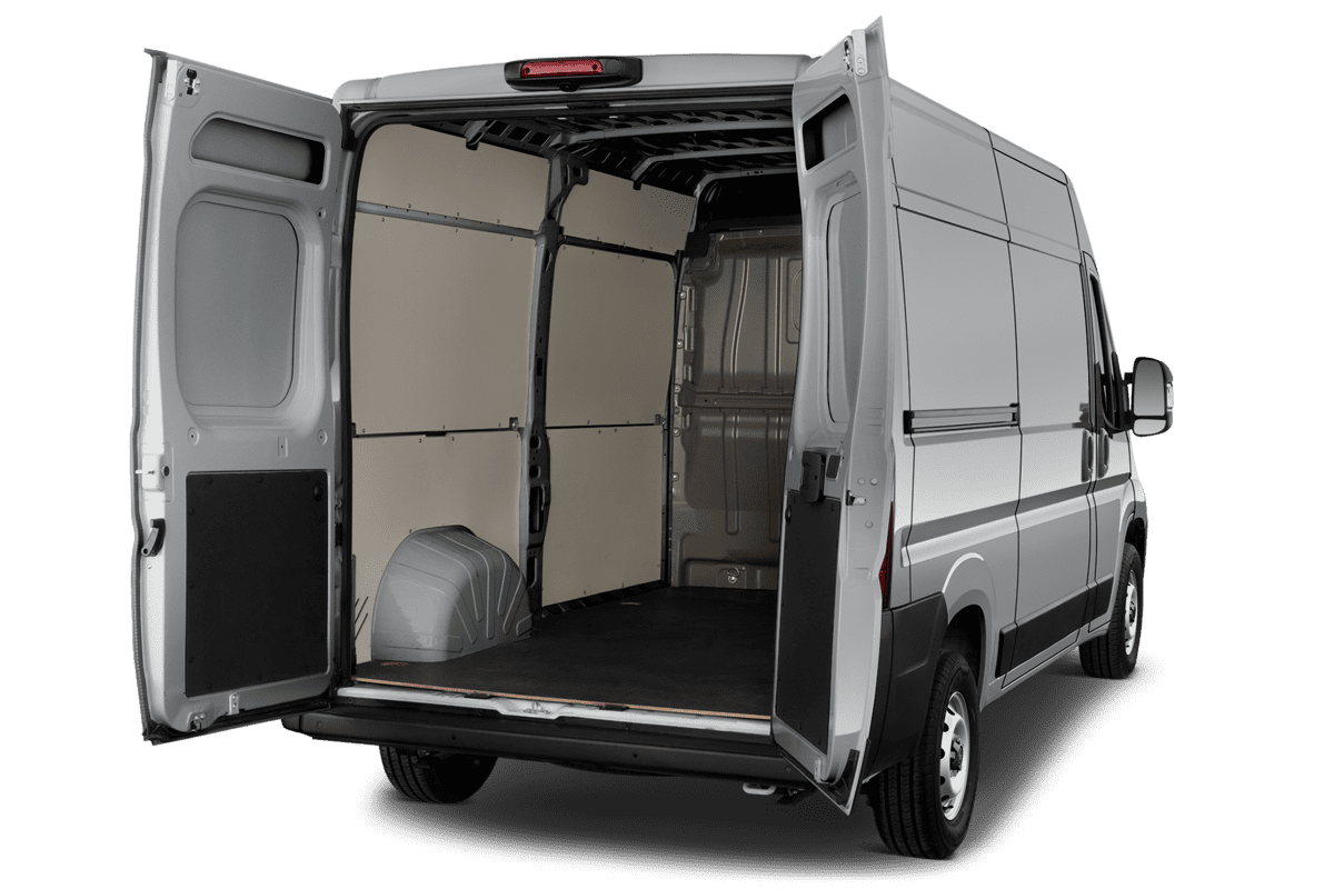 Kofferraum eines Citroen Jumper Kastenwagen