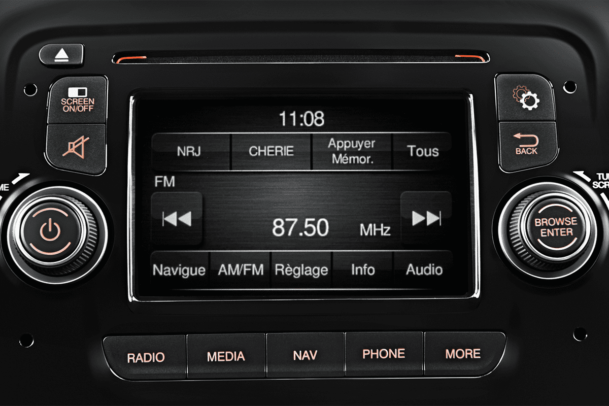 Audiosystem eines Citroen Jumper Kombi