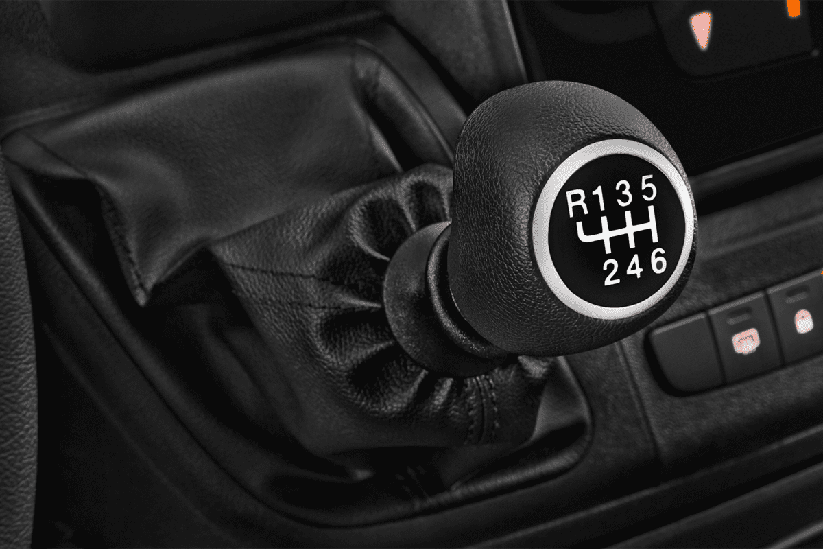 Schaltknüppel eines Citroen Jumper Kombi