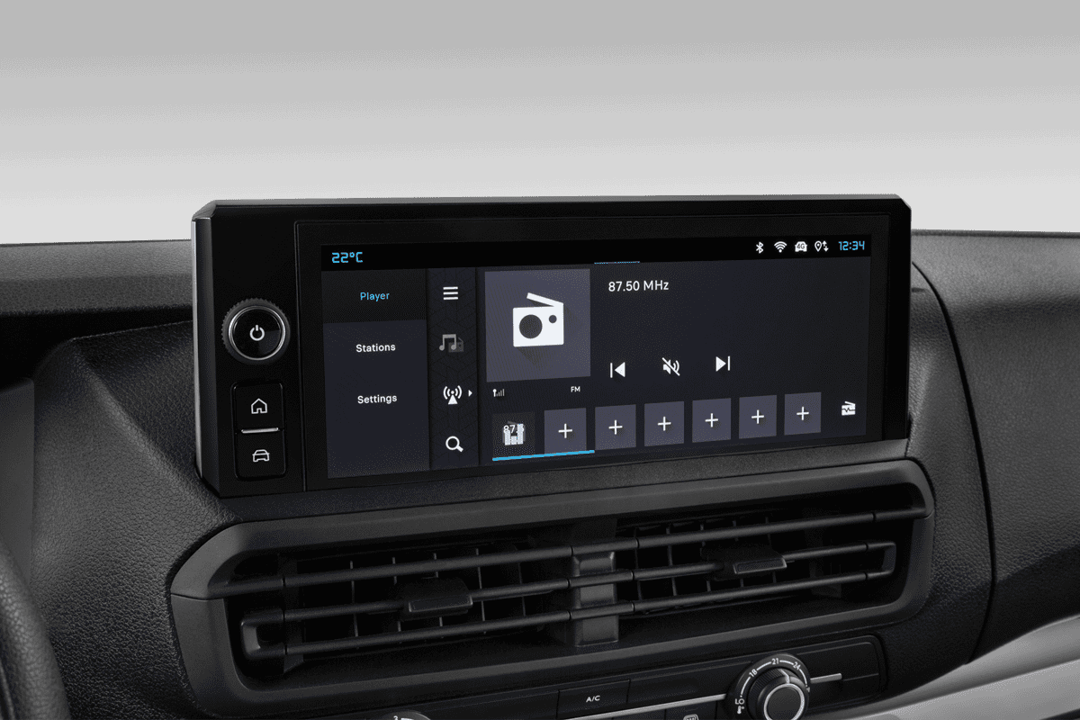 Audiosystem eines Citroen Jumpy Kastenwagen