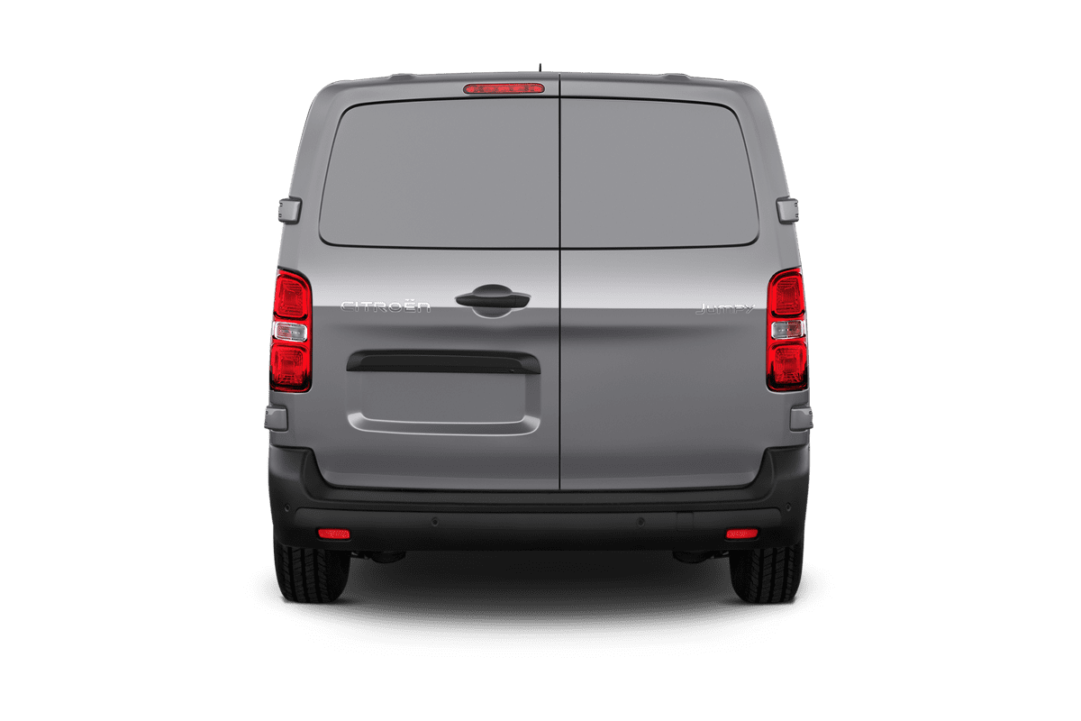 Heckansicht eines Citroen Jumpy Kastenwagen