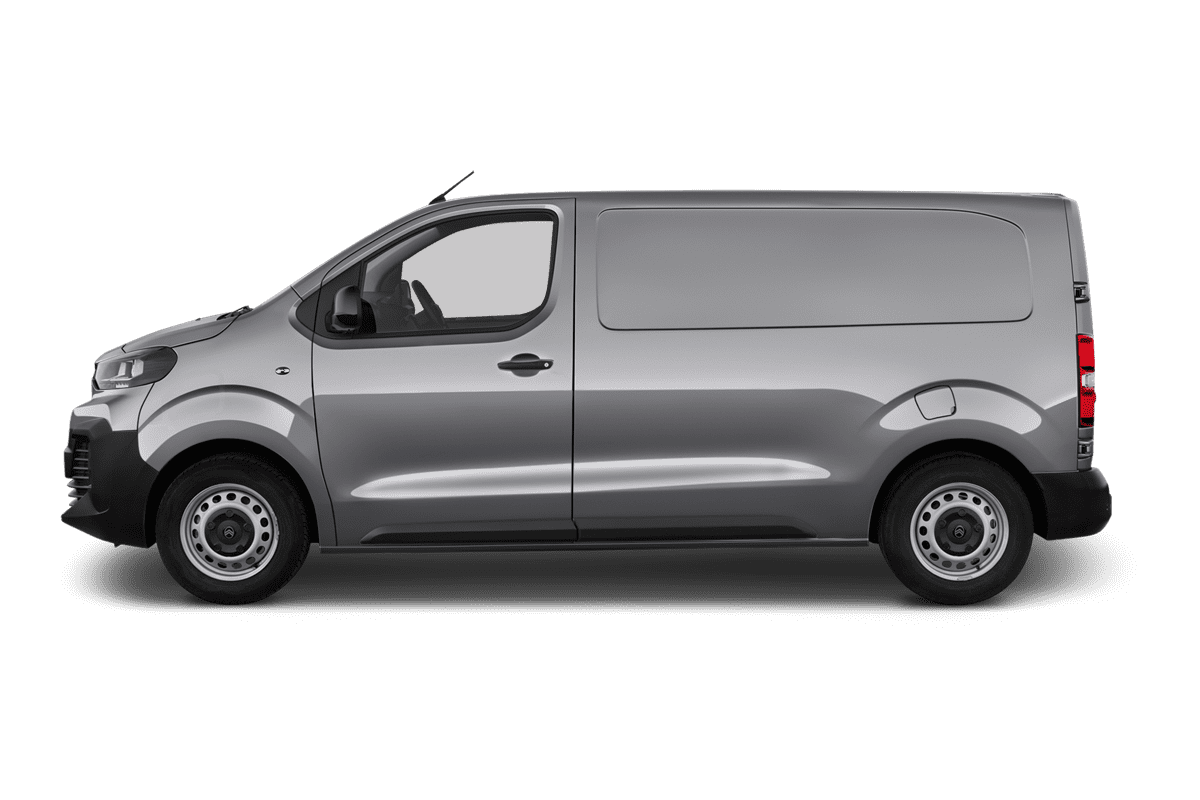 Seitenansicht eines Citroen Jumpy Kastenwagen