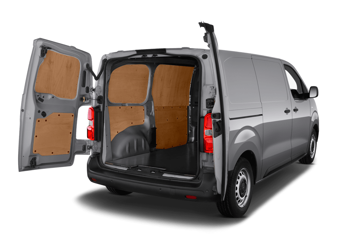 Kofferraum eines Citroen Jumpy Kastenwagen