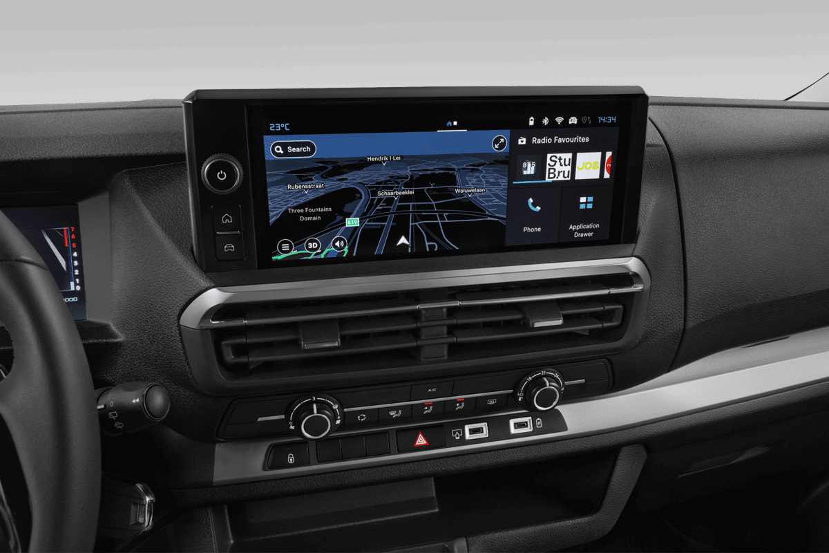 Mittelkonsole eines Citroen Spacetourer