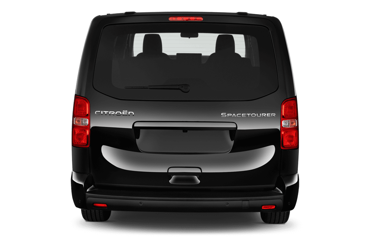 Heckansicht eines Citroen Spacetourer