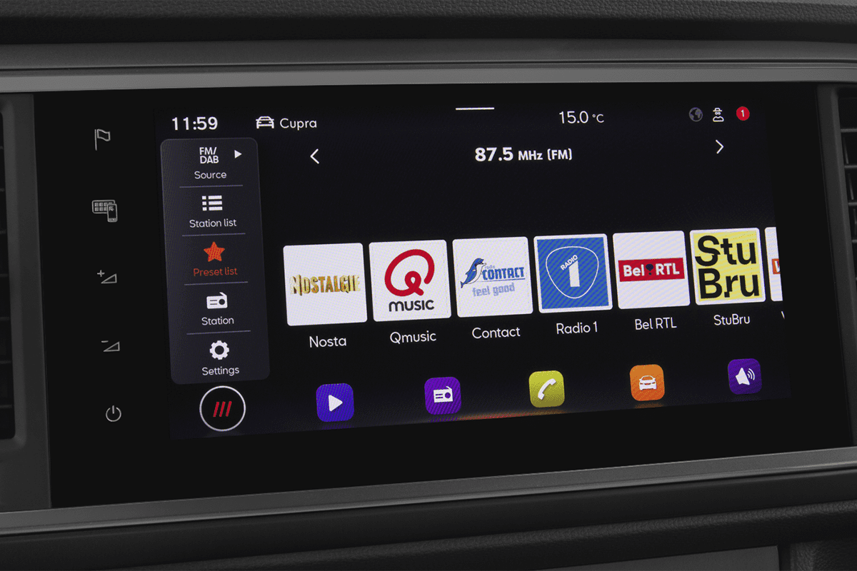 Audiosystem eines Cupra Ateca VZ