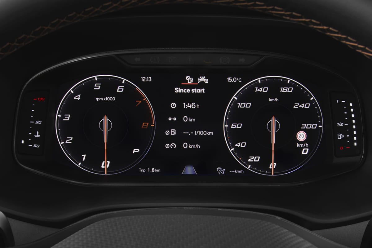 Kombiinstrument eines Cupra Ateca VZ