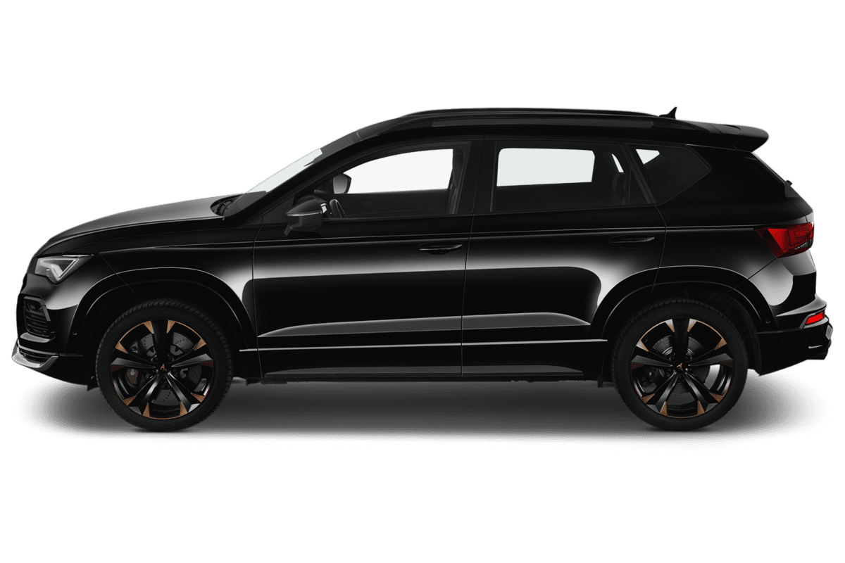 Seitenansicht eines Cupra Ateca VZ