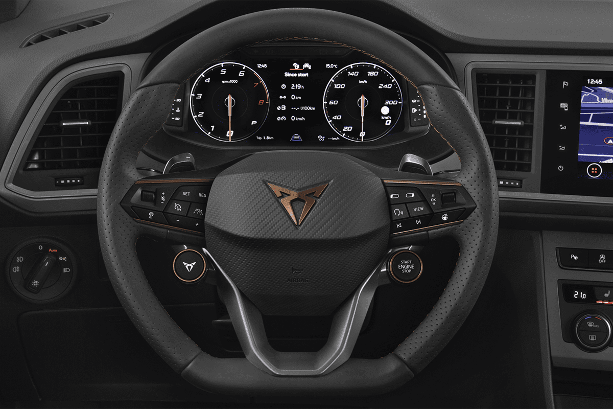 Lenkrad eines Cupra Ateca VZ