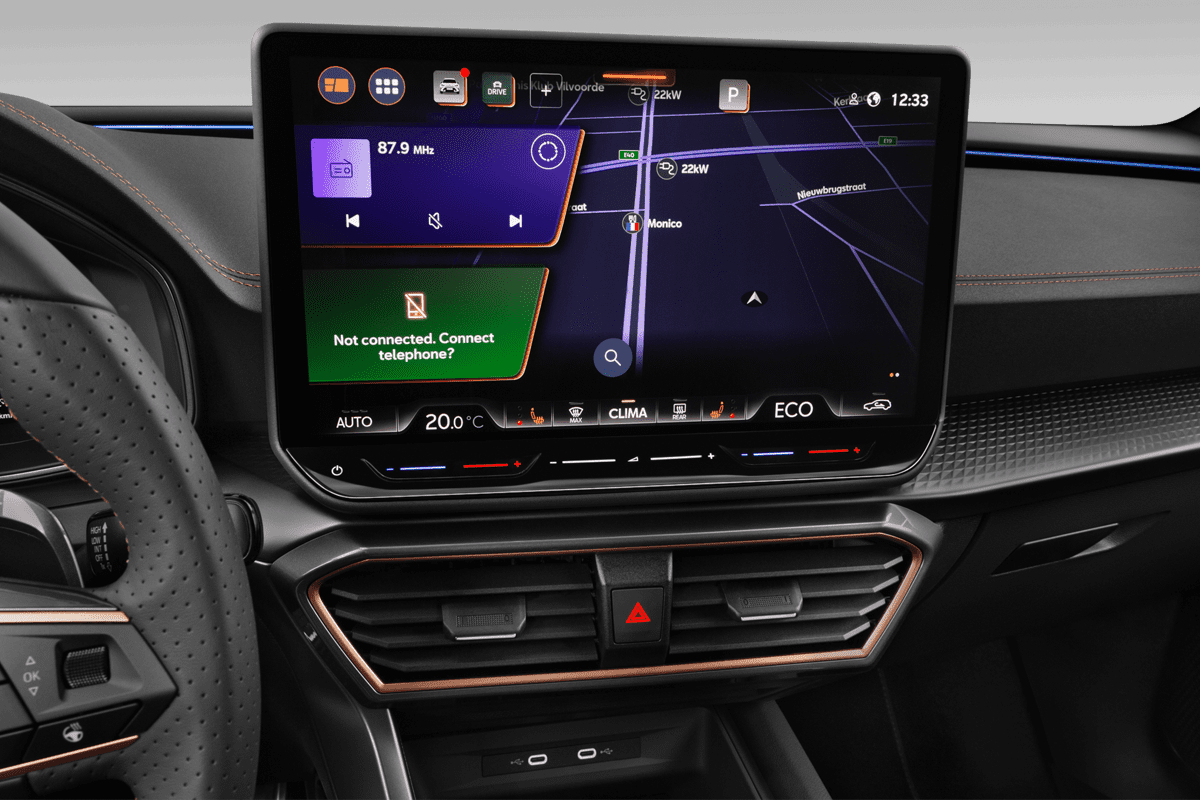 Mittelkonsole eines Cupra Formentor VZ