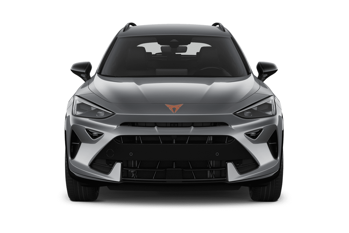 Frontansicht eines Cupra Formentor, freigestellt (KI-generiert)