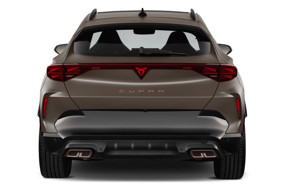 Heckansicht eines Cupra Formentor Plug-in-Hybrid