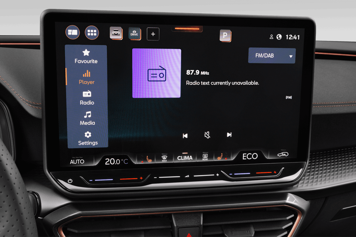 Audiosystem eines Cupra Leon VZ