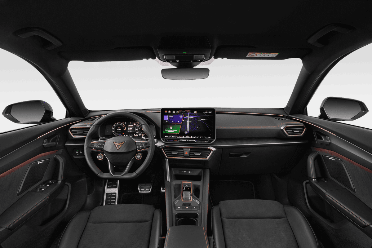 Armaturenbrett eines Cupra Leon VZ