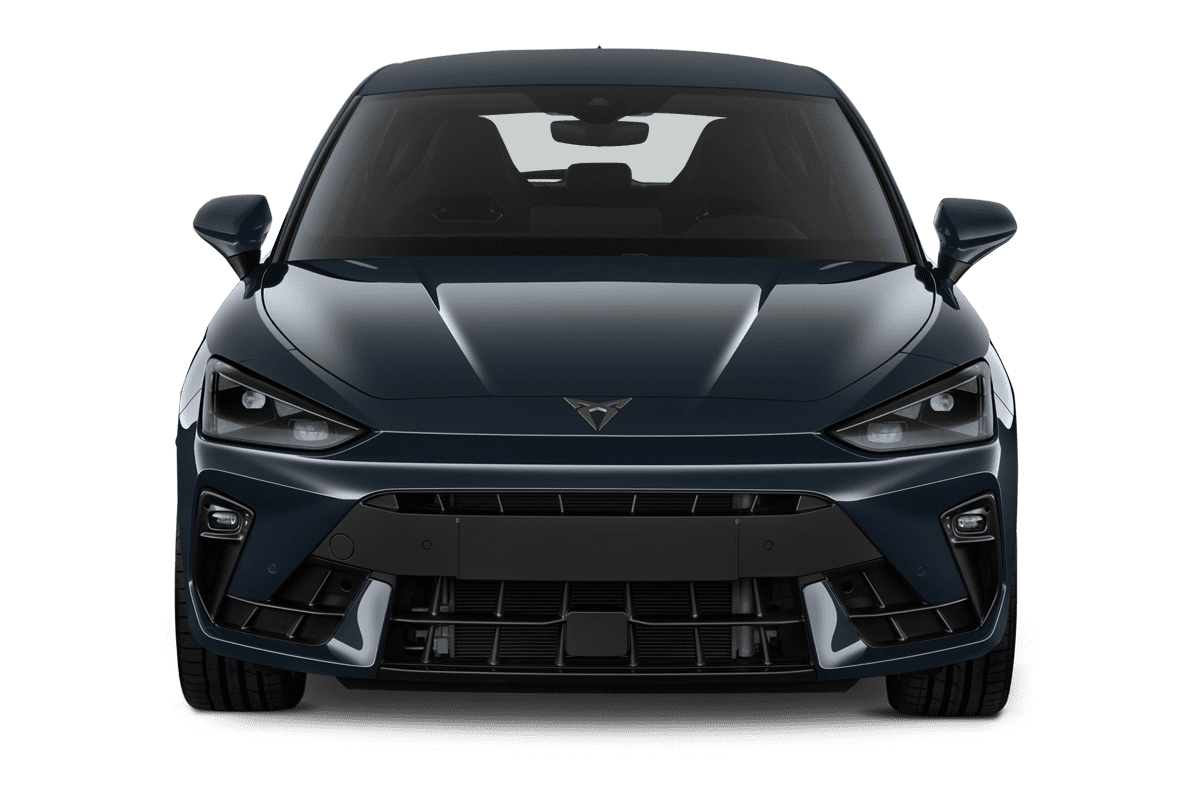 Frontansicht eines Cupra Leon VZ, freigestellt