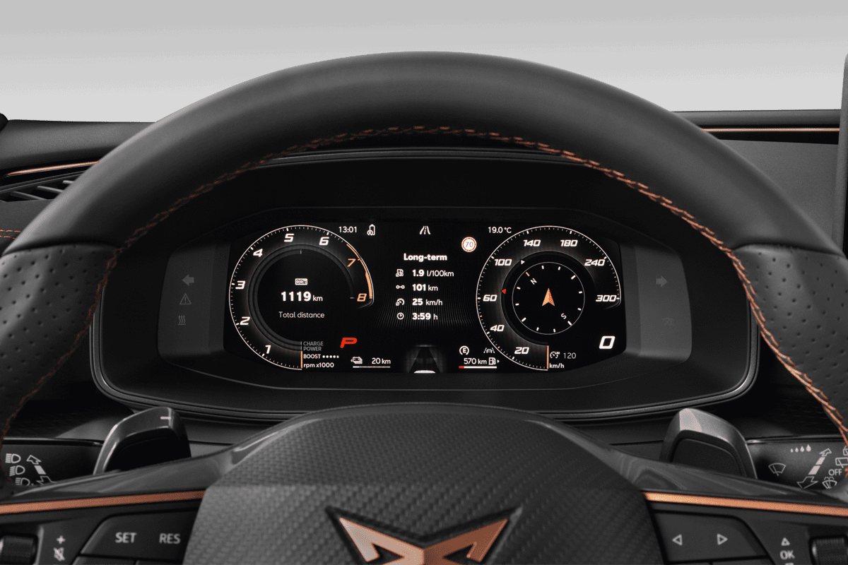 Kombiinstrument eines Cupra Leon VZ