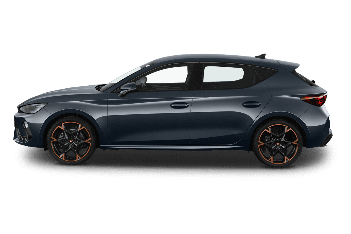 Seitenansicht eines Cupra Leon VZ