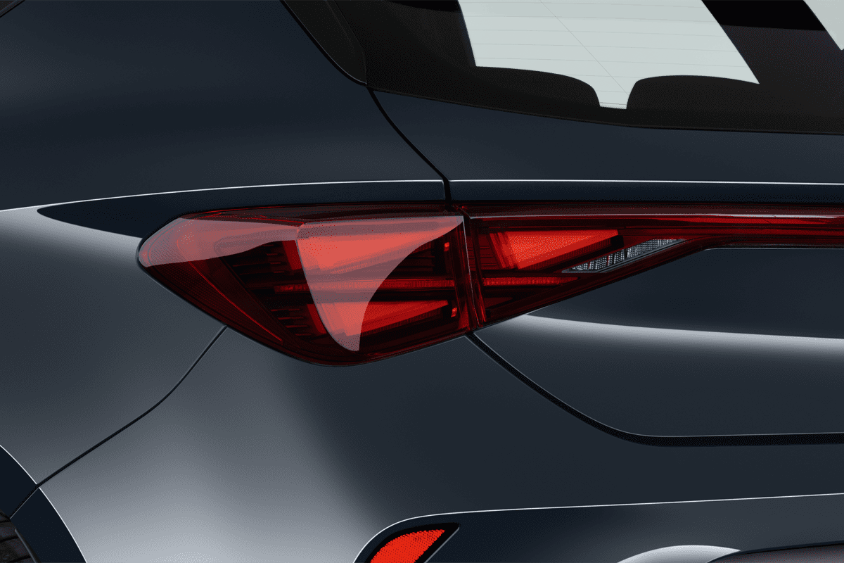 Heckleuchten eines Cupra Leon VZ