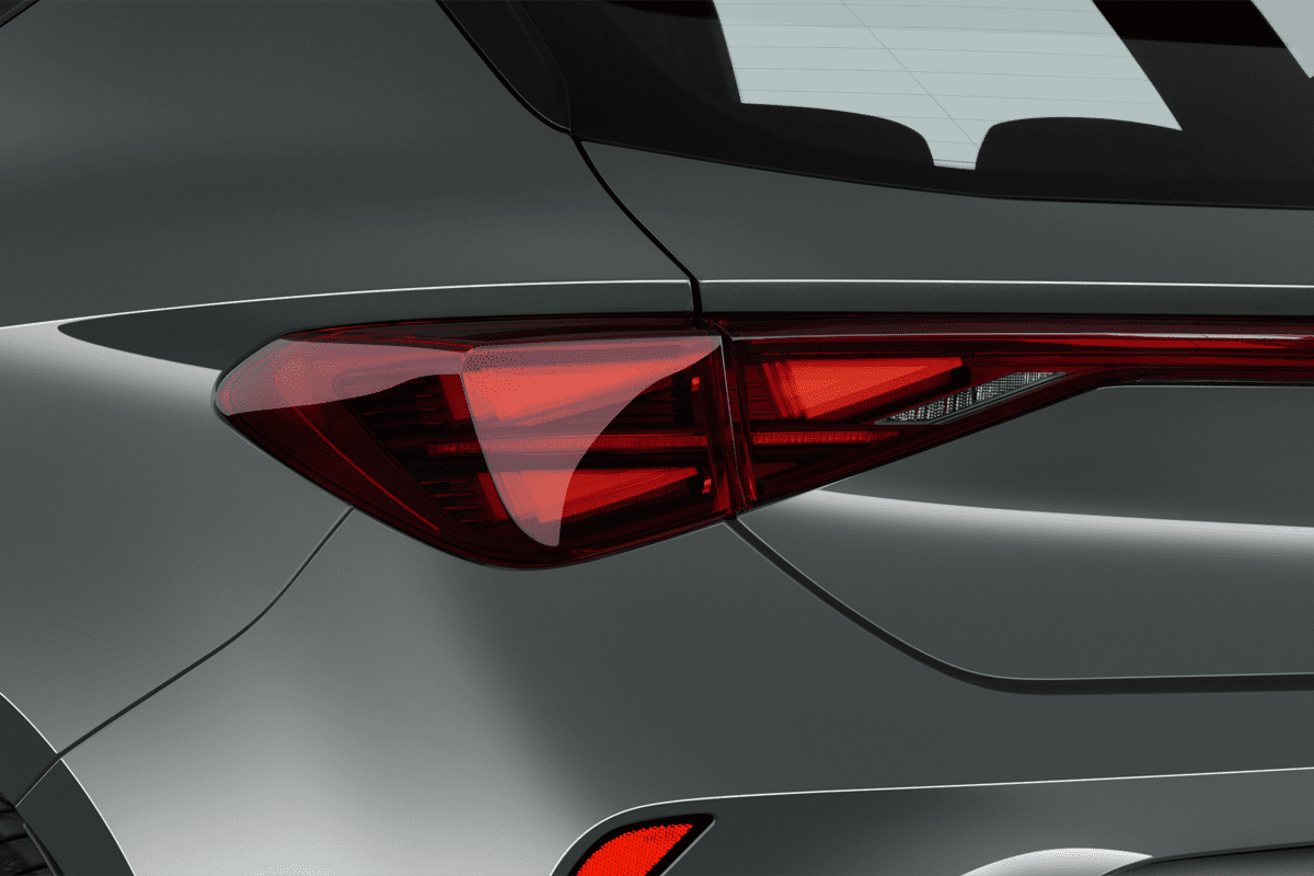 Heckleuchten eines Cupra Leon (KI-generiert)