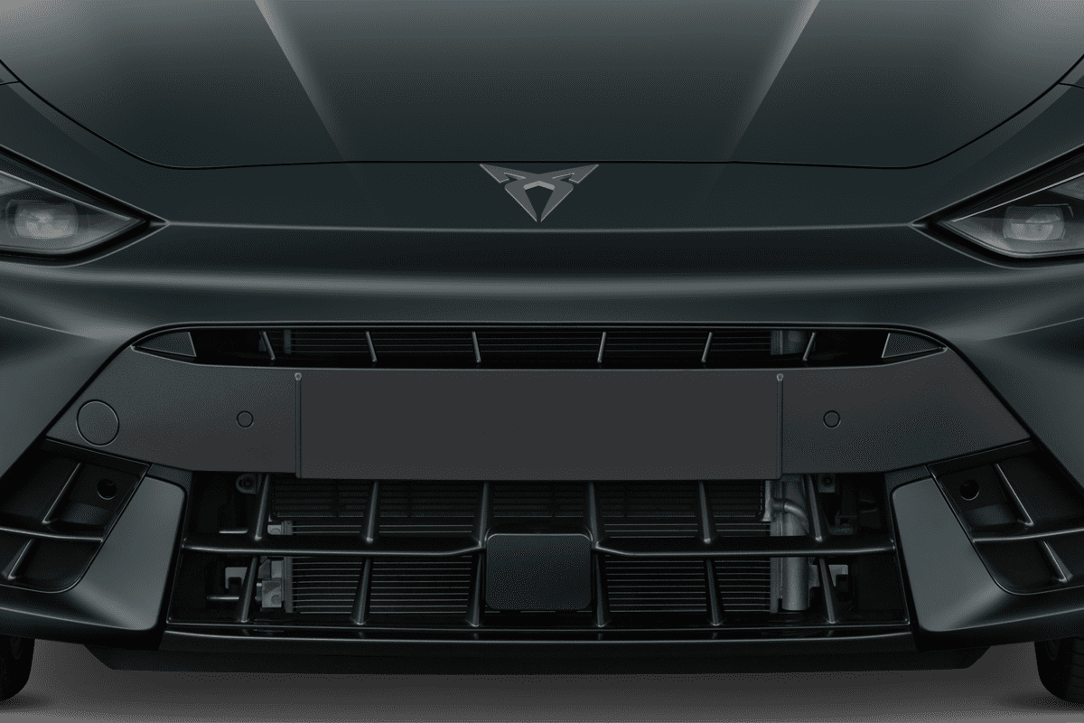 Kühlergrill eines Cupra Leon Plug-In-Hybrid (KI-generiert)