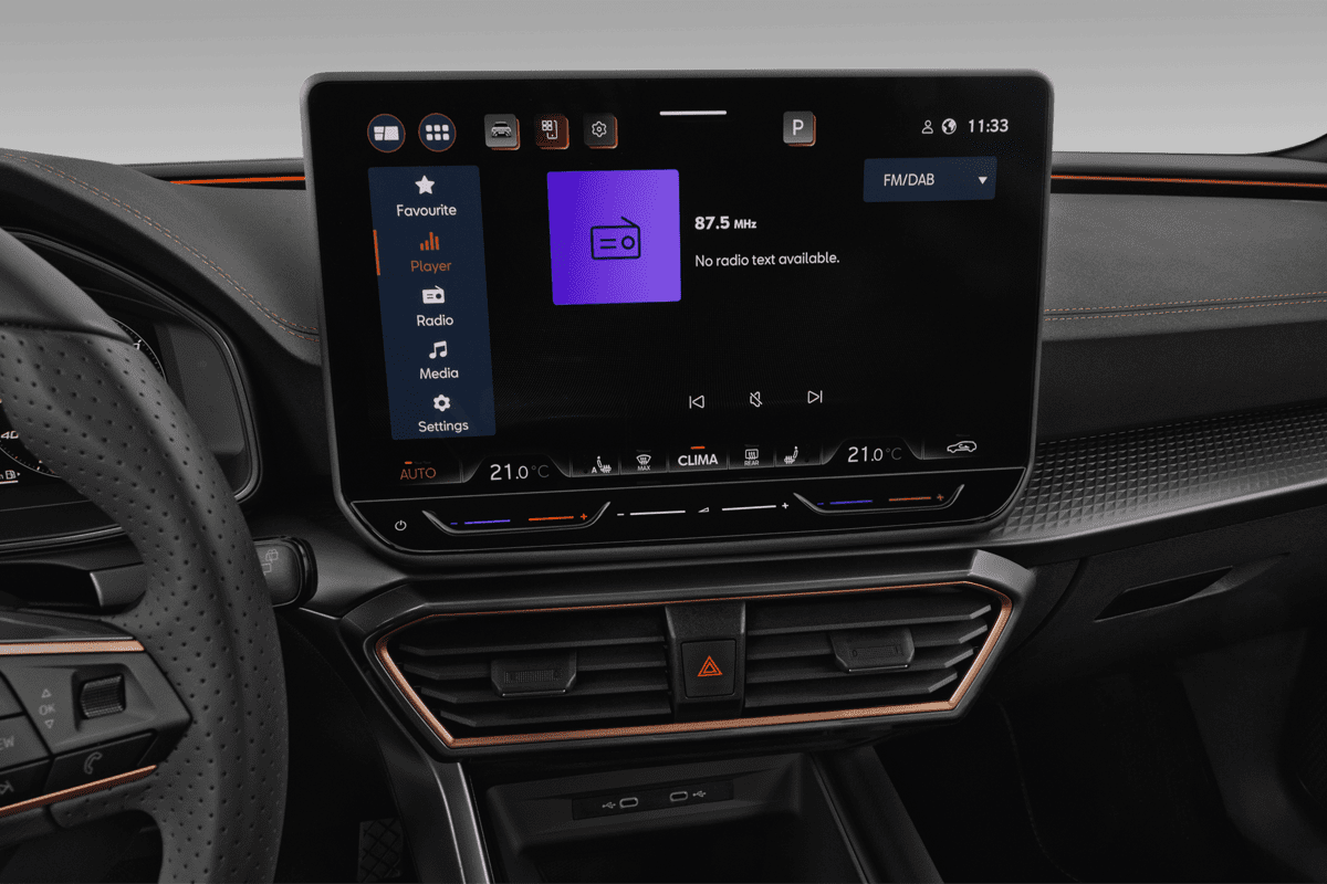 Audiosystem eines Cupra Leon ST