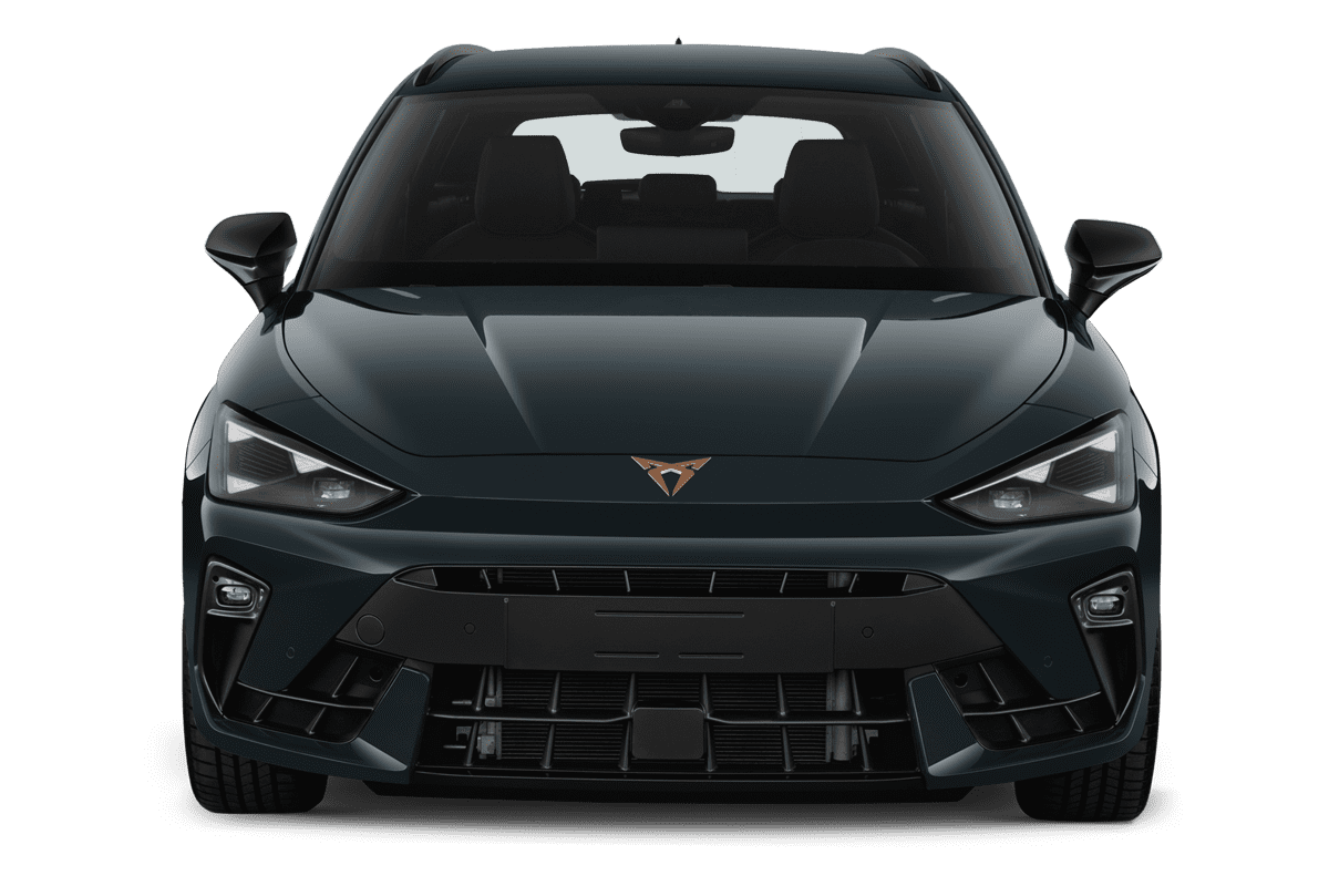 Frontansicht eines Cupra Leon ST, freigestellt