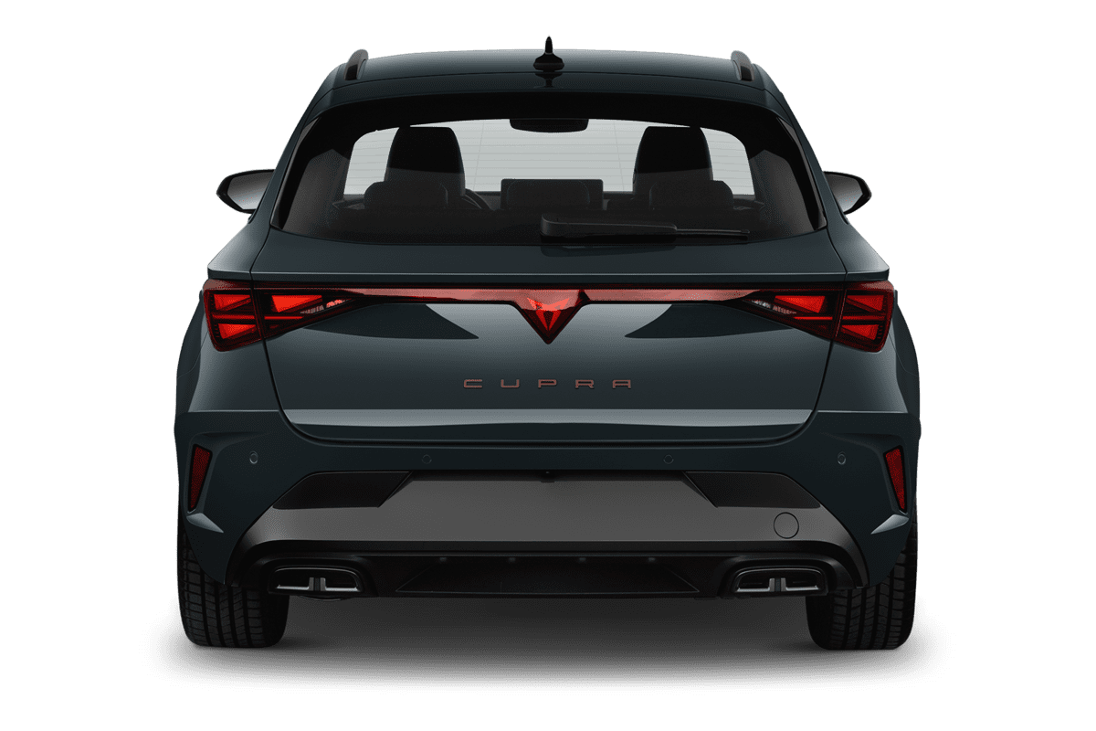 Heckansicht eines Cupra Leon ST