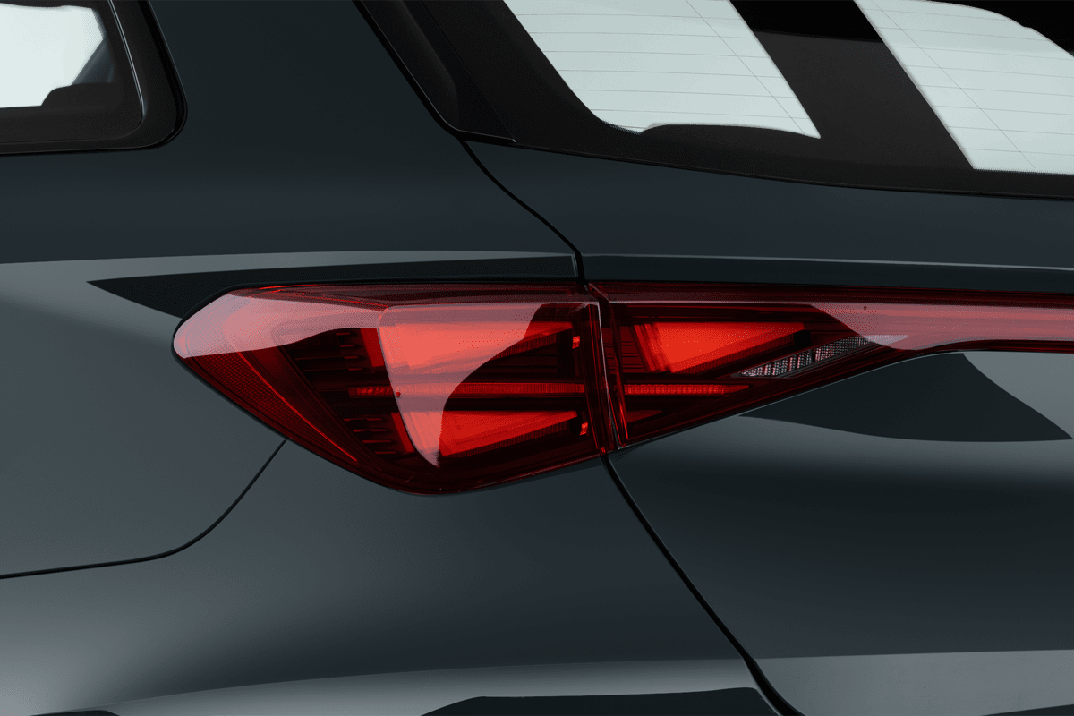 Heckleuchten eines Cupra Leon ST