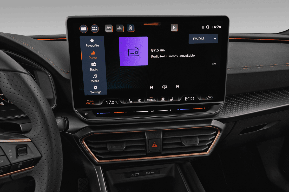 Audiosystem eines Seat Leon ST Plug-in-Hybrid