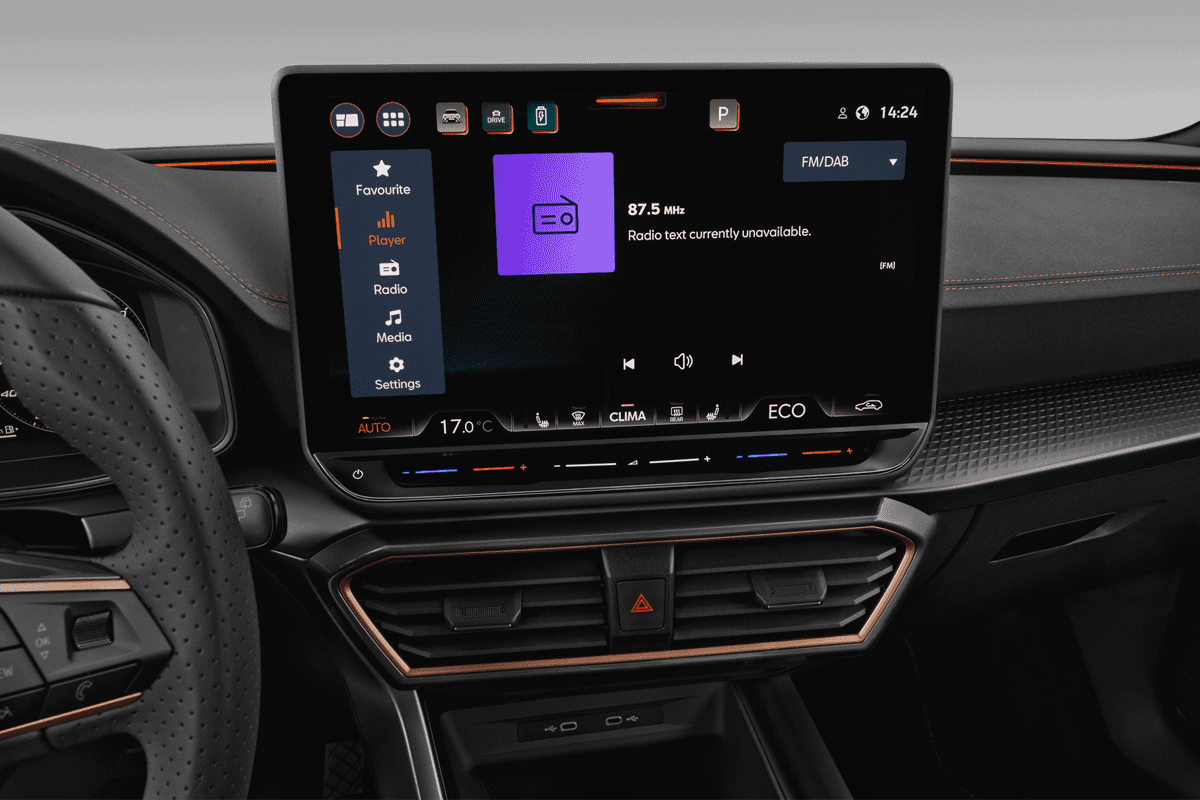 Audiosystem eines Cupra Leon ST Plug-In-Hybrid
