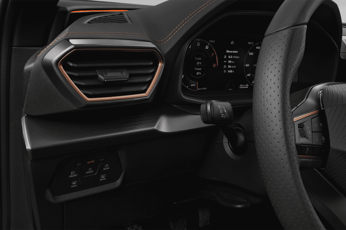 Lüftung eines Cupra Leon ST Plug-In-Hybrid