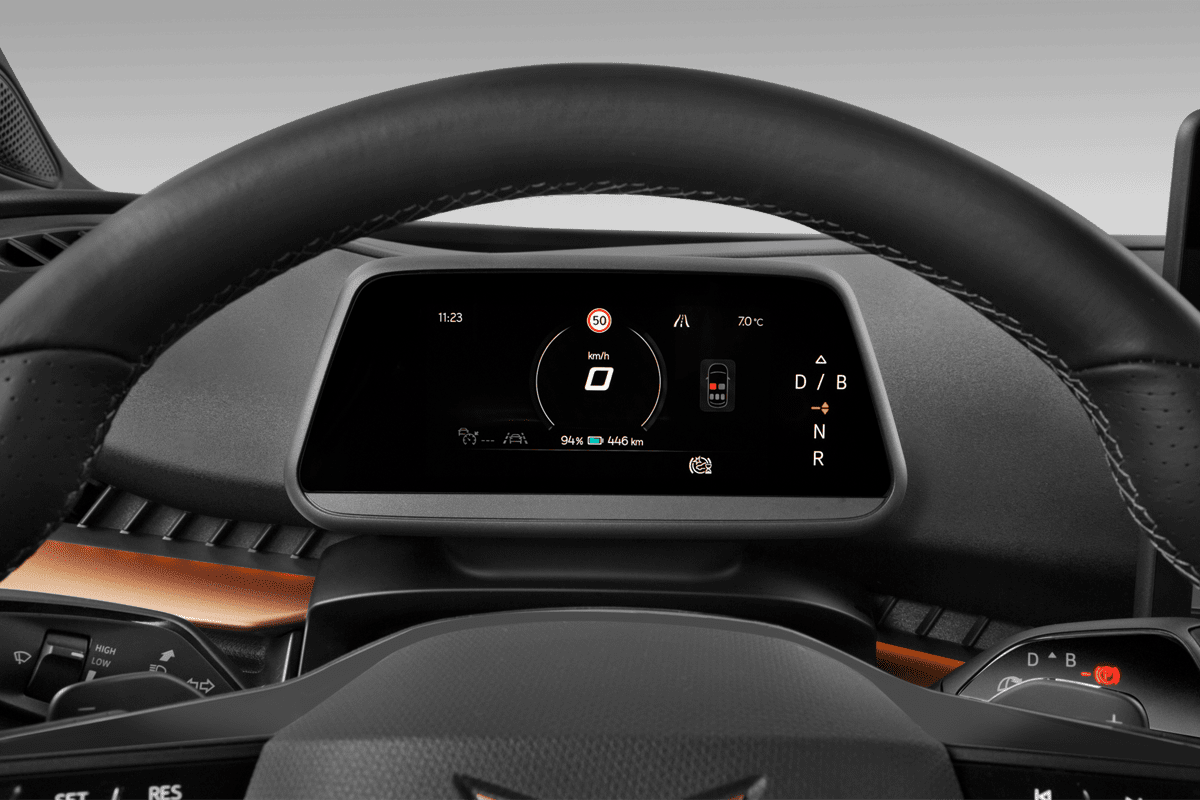 Kombiinstrument eines Cupra Tavascan