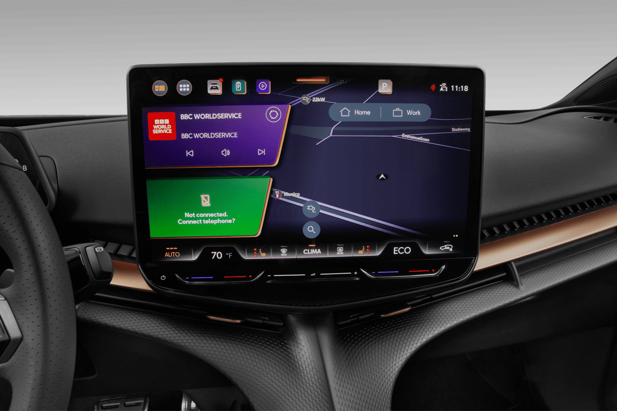 Mittelkonsole eines Cupra Tavascan