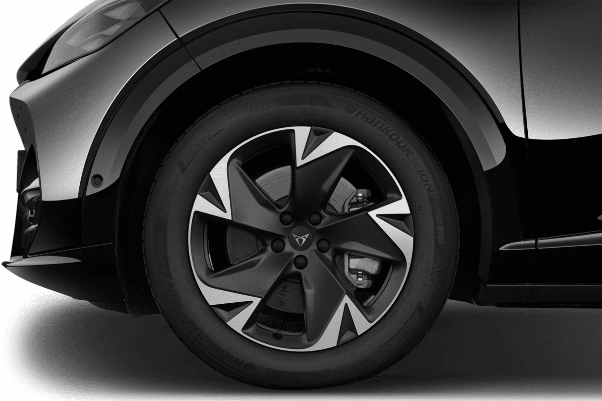 Radkappe oder Felge eines Cupra Tavascan