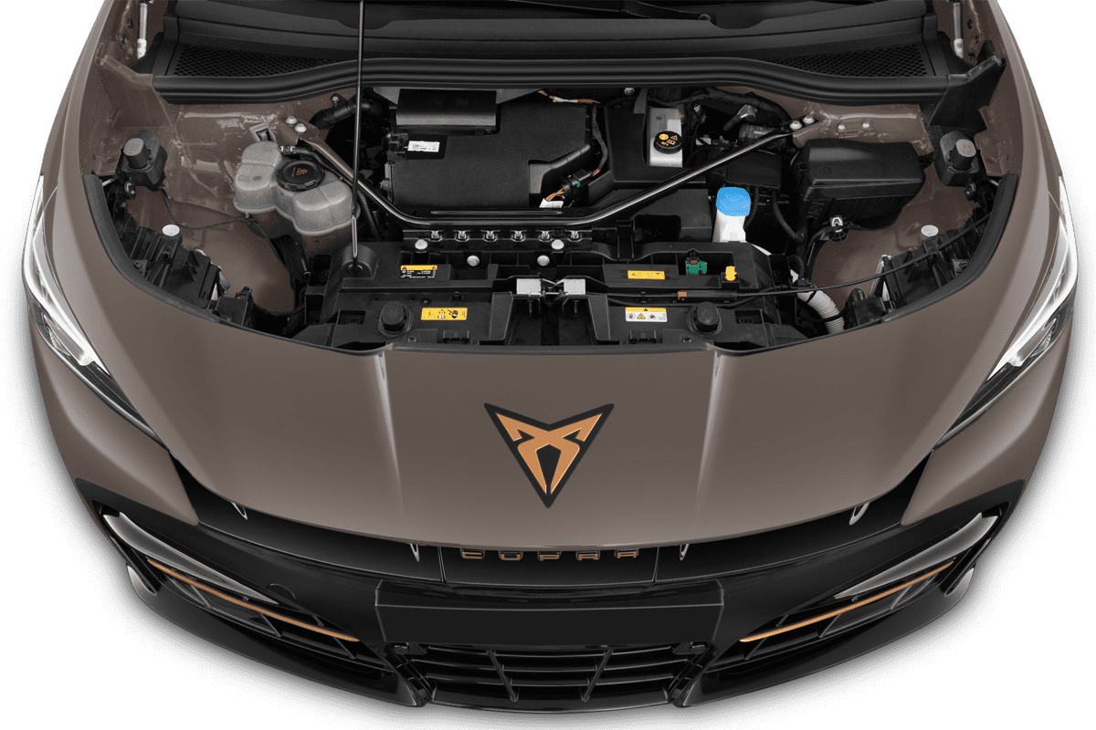 Motorraum eines Cupra Tavascan (neues Modell)