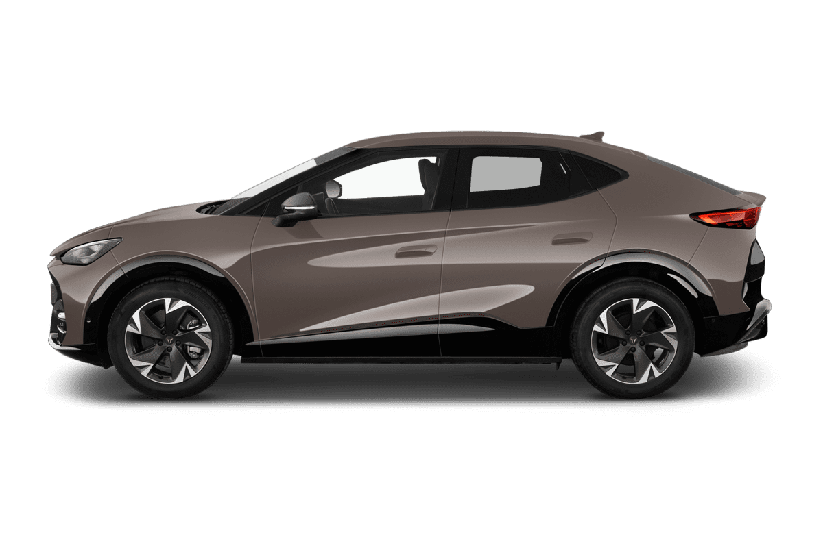 Seitenansicht eines Cupra Tavascan (neues Modell)