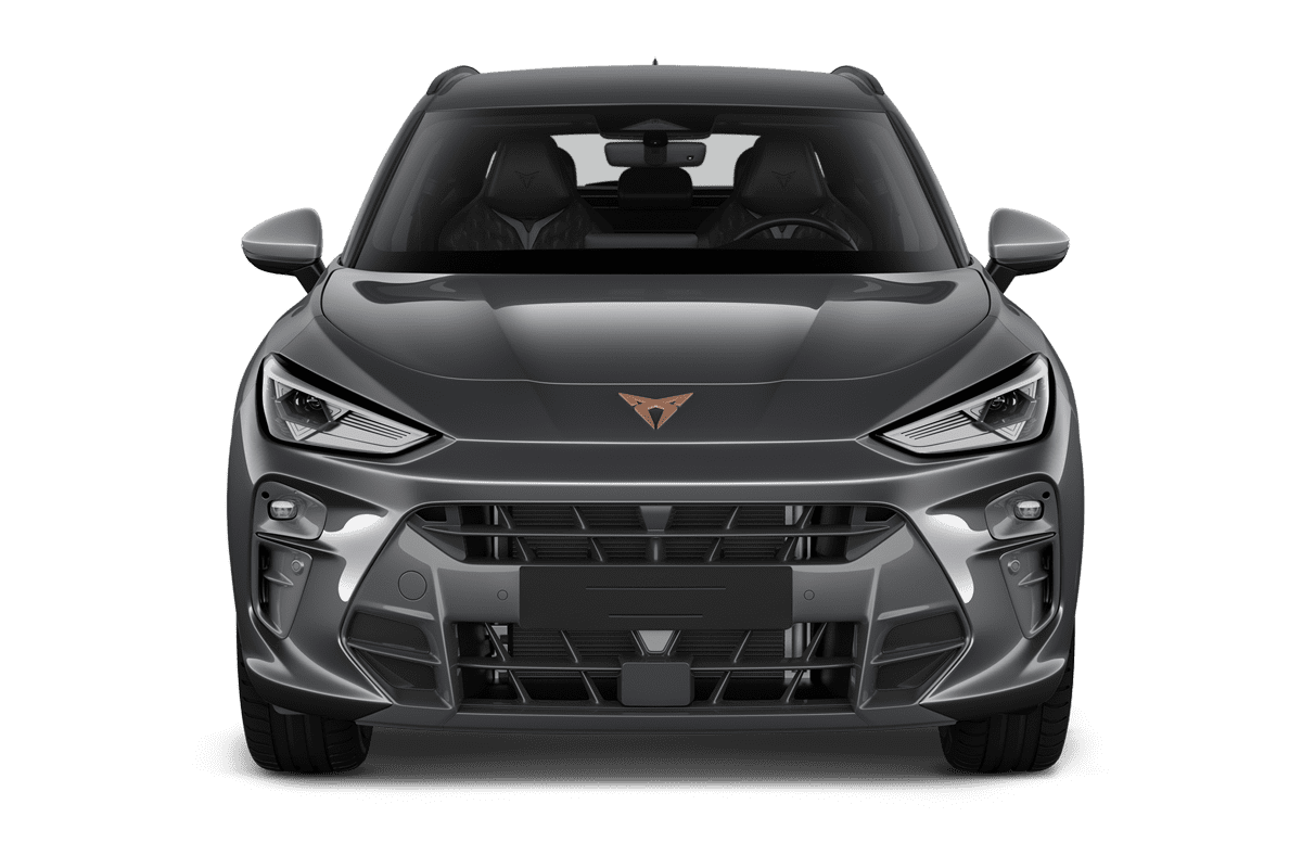 Frontansicht eines Cupra Terramar Plug-in-Hybrid , freigestellt