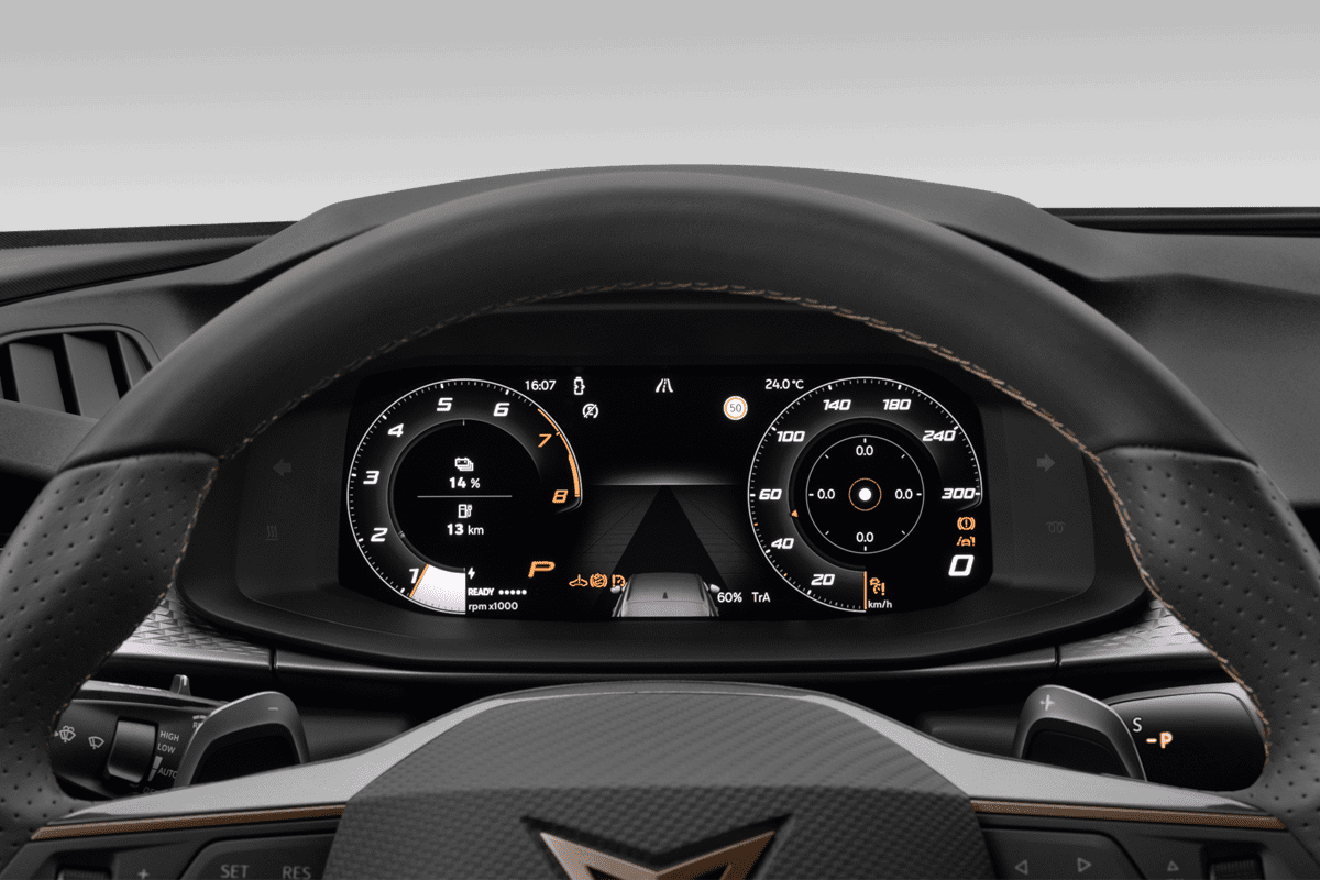 Kombiinstrument eines Cupra Terramar Plug-in-Hybrid 