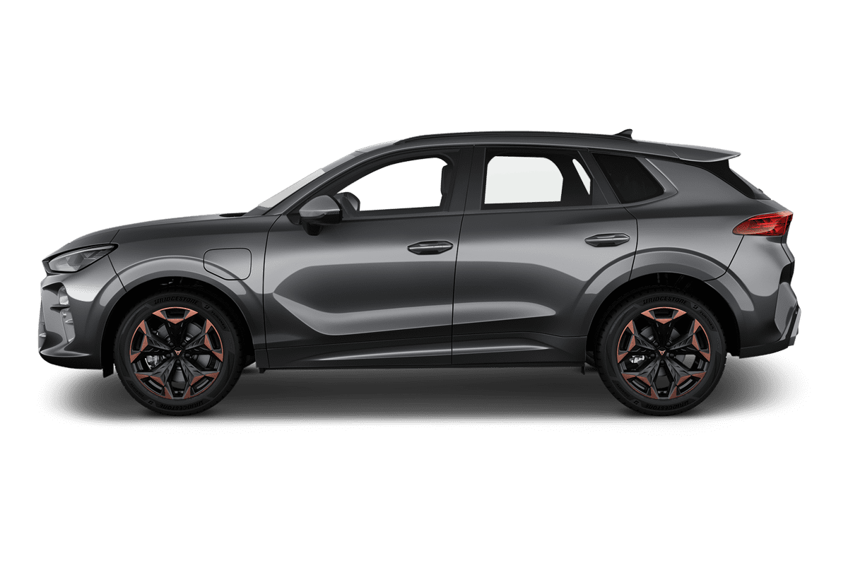 Seitenansicht eines Cupra Terramar Plug-in-Hybrid 