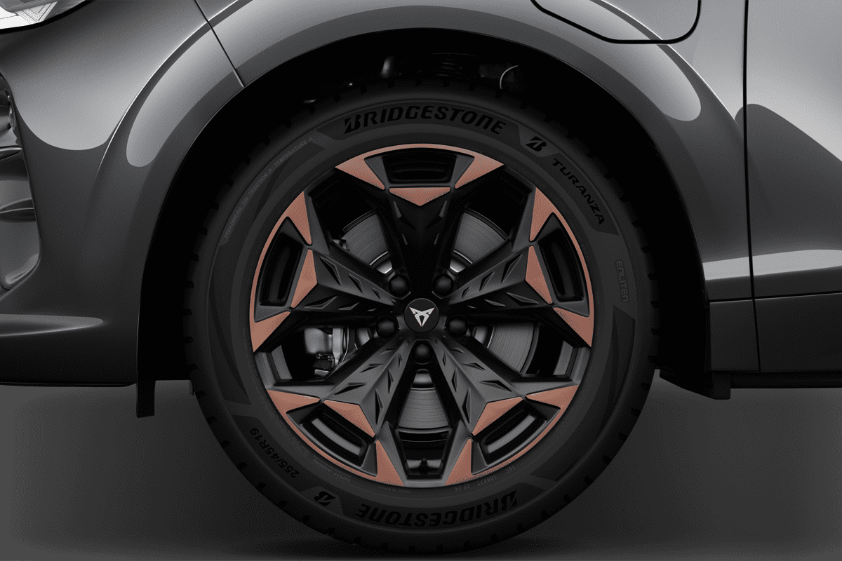 Radkappe oder Felge eines Cupra Terramar Plug-in-Hybrid 