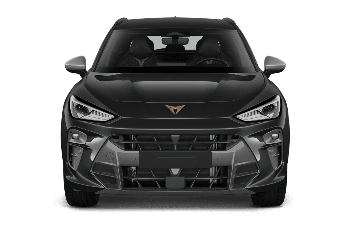 Frontansicht eines Cupra Terramar Plug-in-Hybrid , freigestellt