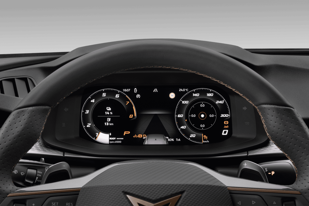 Kombiinstrument eines Cupra Terramar Plug-in-Hybrid 