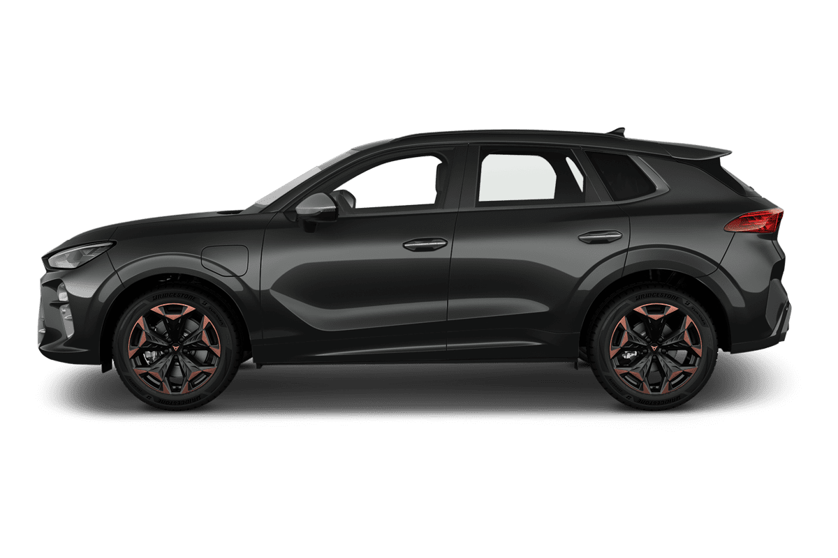 Seitenansicht eines Cupra Terramar Plug-in-Hybrid 