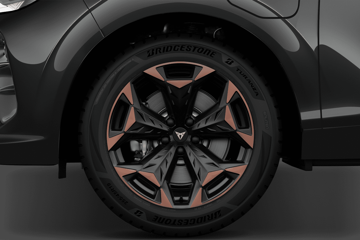 Radkappe oder Felge eines Cupra Terramar Plug-in-Hybrid 