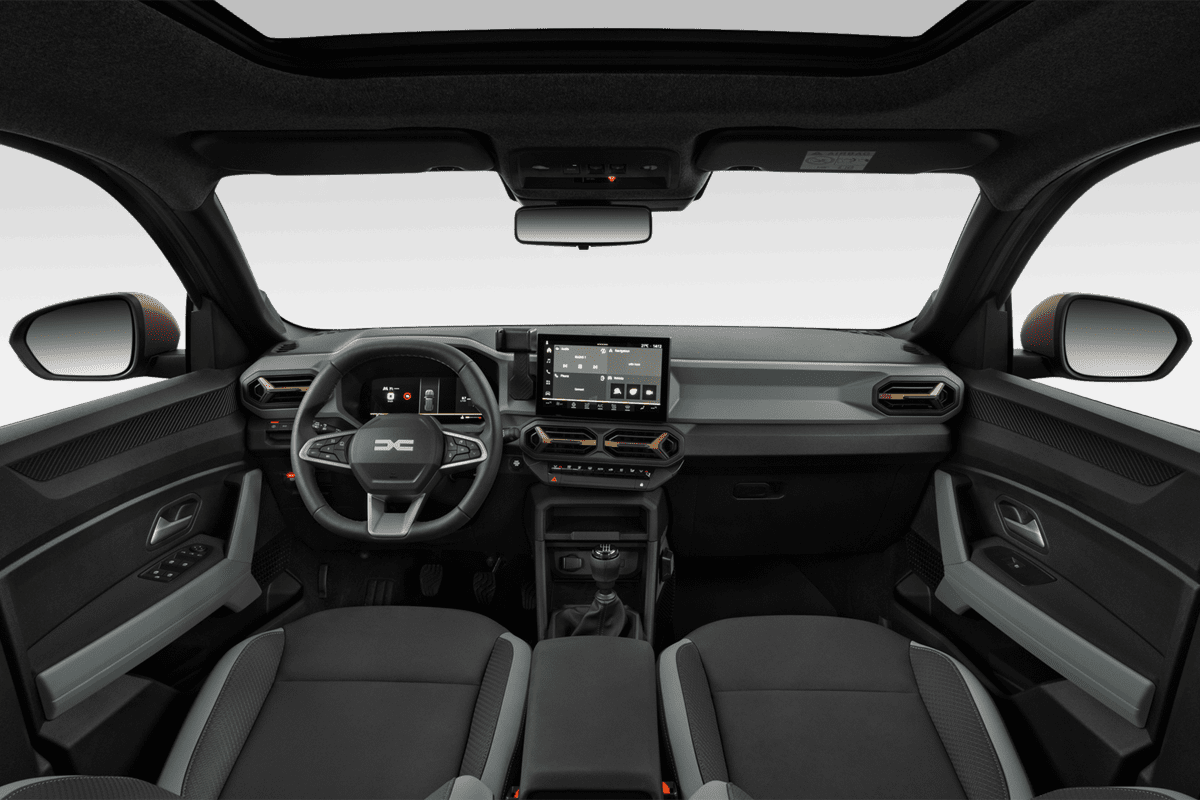 Armaturenbrett eines Dacia Bigster Hybrid 