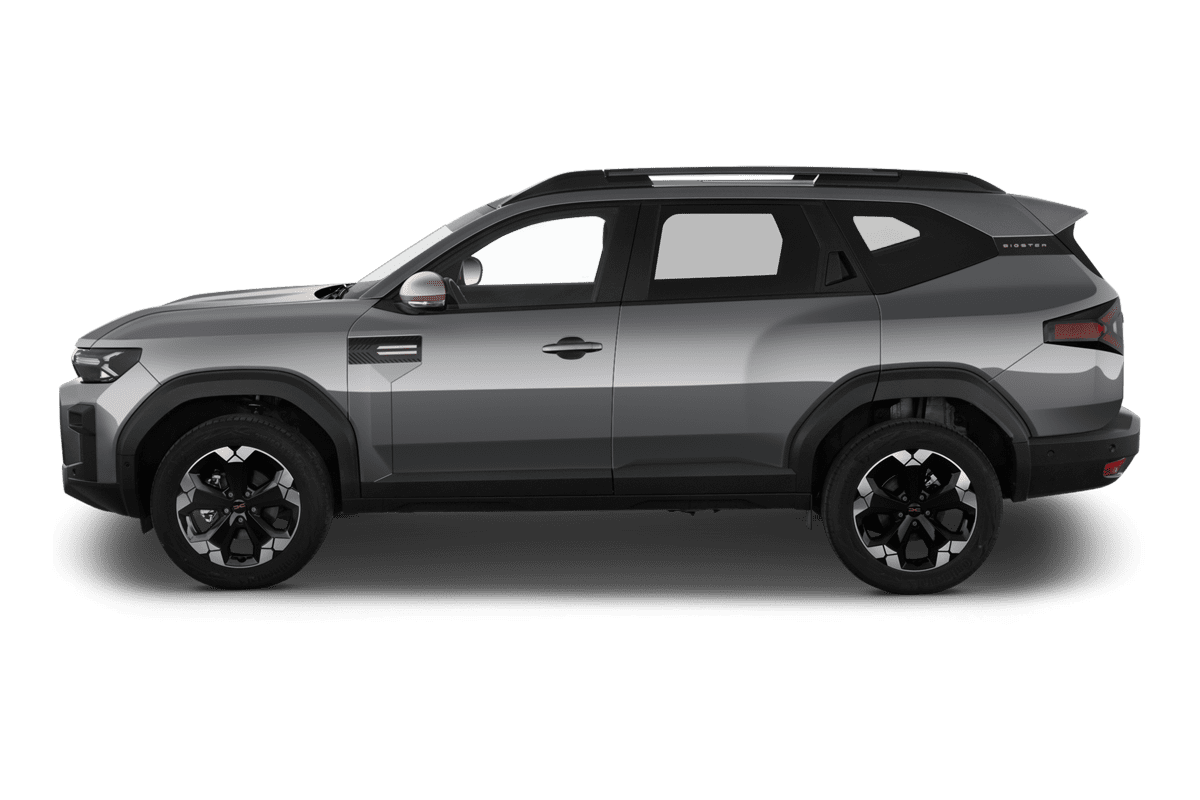Seitenansicht eines Dacia Bigster Hybrid 