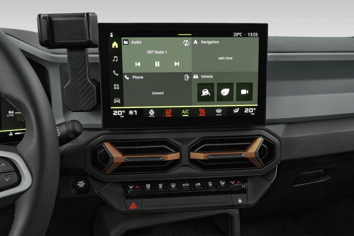 Klimasteuerung eines Dacia Bigster Hybrid 