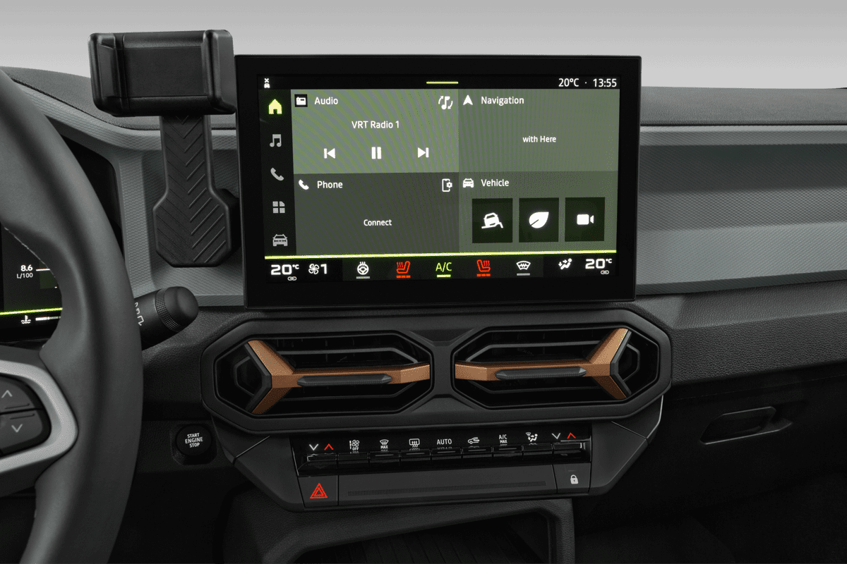 Klimasteuerung eines Dacia Bigster