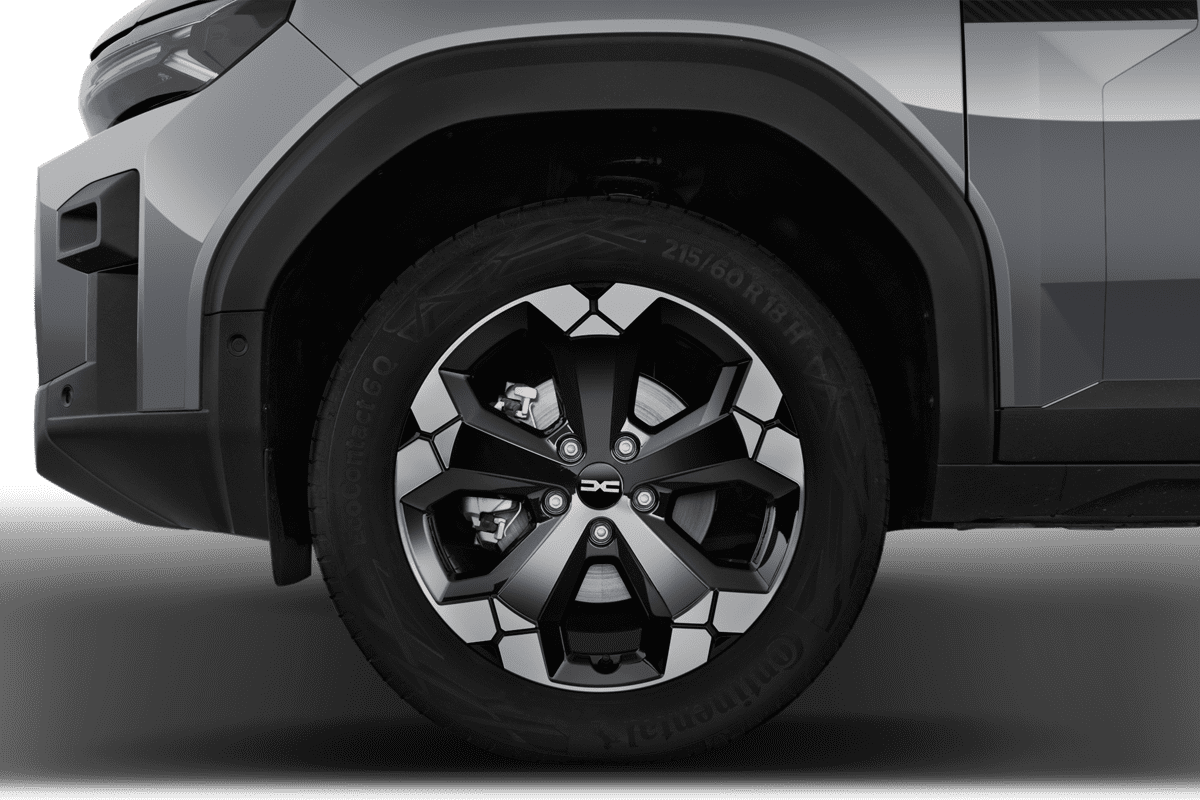 Radkappe oder Felge eines Dacia Bigster